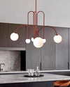 WOMO Glass Globe Arm Chandelier-WM2522 thumbnail