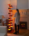 WOMO Column Walnut Floor Lamp-WM7110 thumbnail