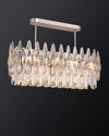 WOMO Rose Gold Linear Crystal Chandelier-WM2546 thumbnail