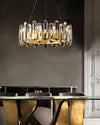 WOMO Gold Crystal Round Chandelier-WM2779 thumbnail