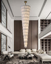 WOMO Long Cascading Alabaster Staircase Chandelier-WM2927 thumbnail