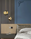 WOMO Pendulum Glass Disc Pendant Light-WM2501 thumbnail