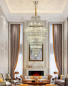 WOMO Oversized Gold Crystal Chandelier-WM2379 thumbnail