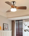 WOMO Small Silver Low Profile Ceiling Fan Lamp - WM5150 thumbnail
