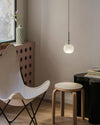 WOMO Frosted Glass Globe Pendant Light-WM2616 thumbnail