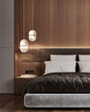 WOMO Alabaster Globe Pendant Light-WM2904 thumbnail
