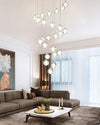 WOMO Cascading Glass Ball Dining Room Chandelier-WM2648 thumbnail