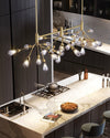 WOMO Firefly Gold Branch Linear Chandelier-WM2553 thumbnail