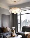 WOMO Round Textured/Seeded Glass Chandelier-WM2741 thumbnail