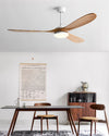 WOMO Large Wood Ceiling Fan with Light - WM5161 thumbnail