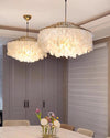 WOMO Tiered Capiz Round Chandelier-WM2346 thumbnail