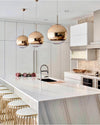 WOMO Gold Chrome Globe Pendant Light-WM2691 thumbnail