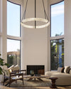 WOMO Alabaster Circular LED Chandelier-WM2874 thumbnail