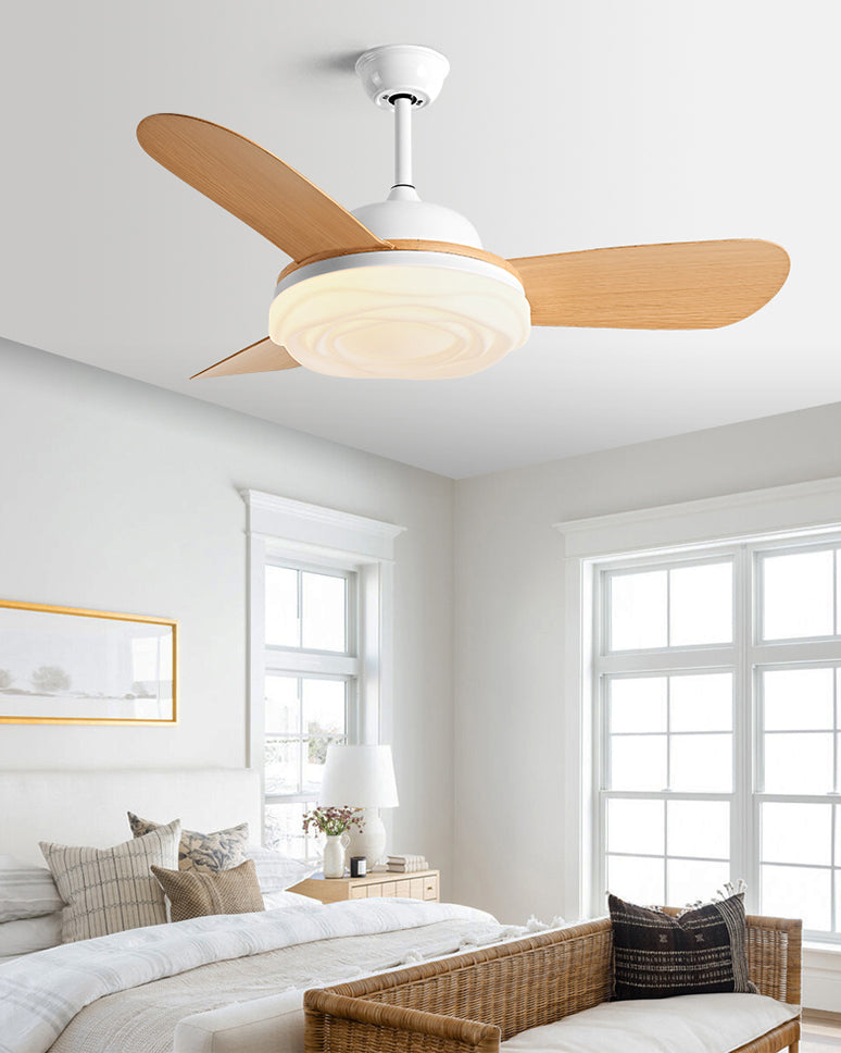 WOMO Modern Ceiling Fan with Bright Light - WM5169