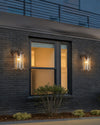 WOMO Rustic Seeded Glass Outdoor Sconce-WM9146 thumbnail