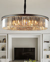 WOMO Smoked Crystal Round Chandelier-WM2919 thumbnail