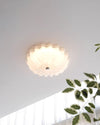 WOMO Pleated Glass Flush Mount Ceiling Light-WM1133 thumbnail