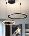 WOMO Black Ring Crystal Chandelier-WM2716 thumbnail