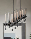WOMO Candelabra Linear Chandelier -WM2923 thumbnail
