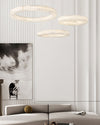 WOMO 3 Rings Alabaster Chandelier-WM2857 thumbnail
