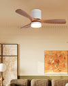 WOMO 3 Wood Blade Hugger Ceiling Fan Lamp-WM5116 thumbnail