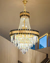 WOMO Tiered Gold Crystal Chandelier-WM2745 thumbnail