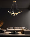 WOMO Arc Led Brass Chandelier-WM2569 thumbnail