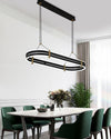 WOMO Tiered Black Rings Chandelier-WM2172 thumbnail