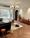 WOMO Fabric Shaded Chandelier-WM2954 thumbnail