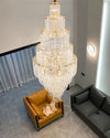 WOMO Tiered Crystal Foyer Chandelier-WM2386 thumbnail