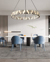 WOMO Round Crystal Alabaster Chandelier-WM2738 thumbnail