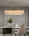 WOMO Rectangular Alabaster Chandelier-WM2854 thumbnail