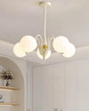 WOMO White Glass Globe Arm Chandelier-WM2624 thumbnail