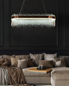 WOMO Long Oval Glass Chandelier-WM2410 thumbnail