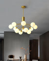 WOMO Frosted Glass Globe Chandelier-WM2915 thumbnail