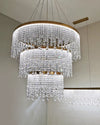 WOMO Cascading Crystal Chandelier-WM2350 thumbnail