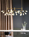 WOMO Firefly Gold Branch Linear Chandelier-WM2553 thumbnail