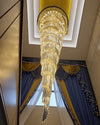 WOMO Cascading Crystal Prism Chandelier-WM2570 thumbnail