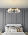 WOMO Gold Crystal Round Chandelier-WM2538 thumbnail