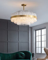 WOMO Gold Round Crystal Chandelier-WM2547 thumbnail