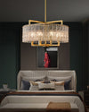 WOMO Textured Glass Round Chandelier-WM2619 thumbnail