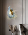 WOMO Peacock Blue Art Glass Chandelier-WM2213 thumbnail
