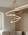 WOMO Tiered Circular Led Brass Chandelier-WM2342 thumbnail