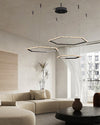 WOMO Three Hexagon Crystal Chandelier-WM2711 thumbnail