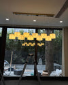 WOMO Cubic Staggered Alabaster Pendant Light-WM2852 thumbnail