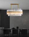 WOMO Gold Rectangular Crystal Chandelier-WM2548 thumbnail