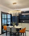 WOMO Long Oval Crystal Chandelier-WM2485c thumbnail
