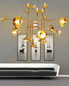 WOMO Gold Trumpet Art Deco Chandelier-WM2614 thumbnail