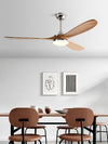WOMO Large Wood Ceiling Fan with Light - WM5161 thumbnail