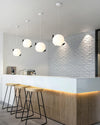 WOMO Frosted Glass Globe Pendant Light-WM2580 thumbnail